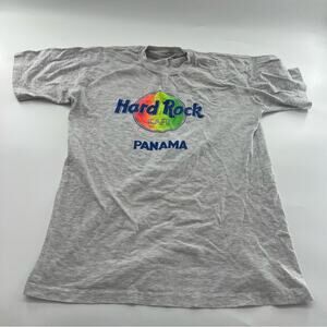 Vintage Single Stitch Hard Rock Cafe T Shirt Short Sleeve Men’s Grey Sparrow